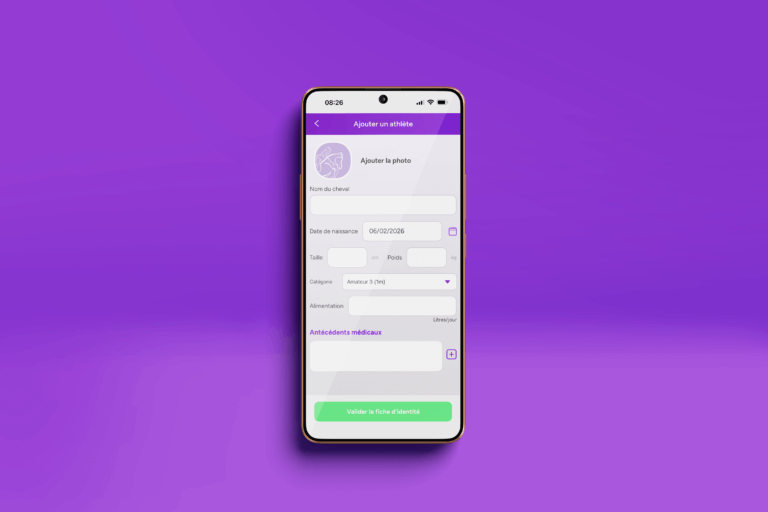 ajouter un athlete sur l'application ridse up